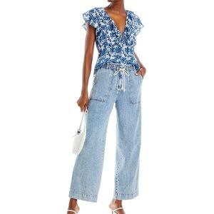 Rails Ryan Drawstring  Wide Leg Jeans